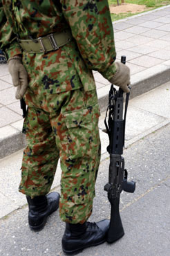 自衛隊ー機関銃画像