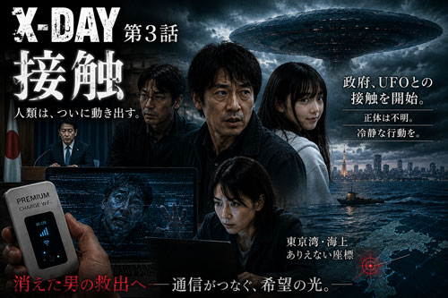 【X-DAY　第３話　接触】