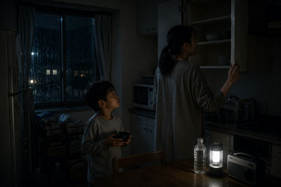 子供がお腹を空かせている画像