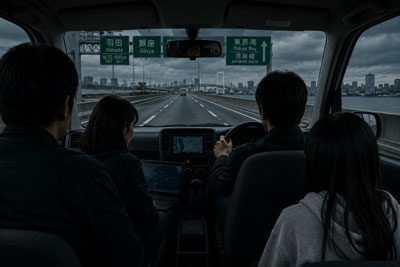 車内の画像