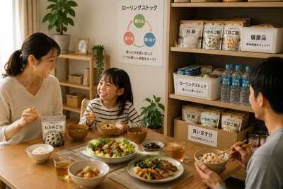 笑顔の食卓画像