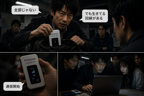 Wi-Fiを出す画像