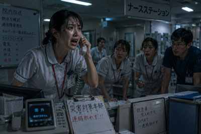 電話繋がらない看護師の画像